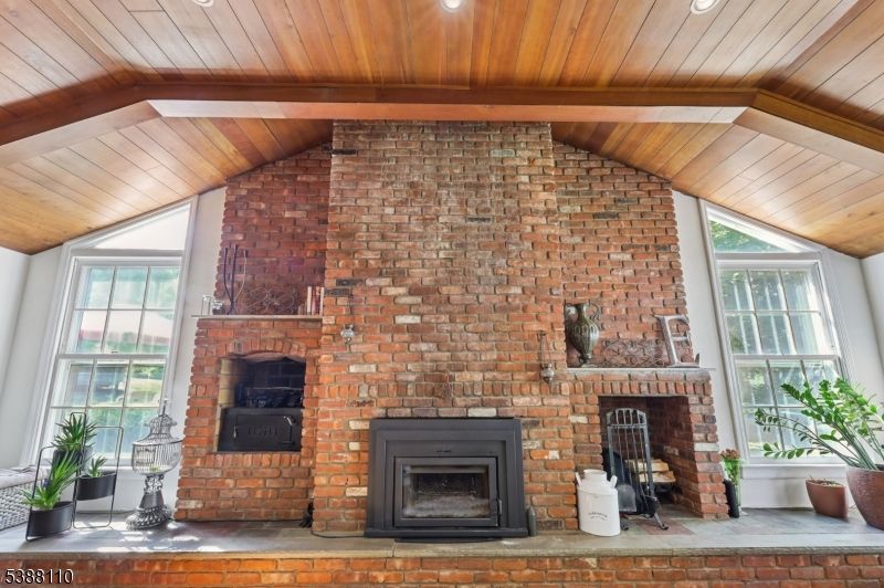 Exterior, Fireplace, Stone Walls, Wooden Beams, Wooden Ceilings