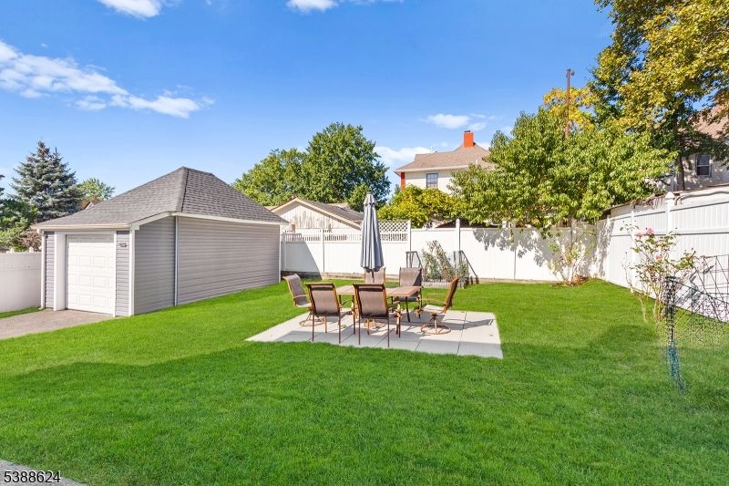 Backyard, Detached Garage, Exterior