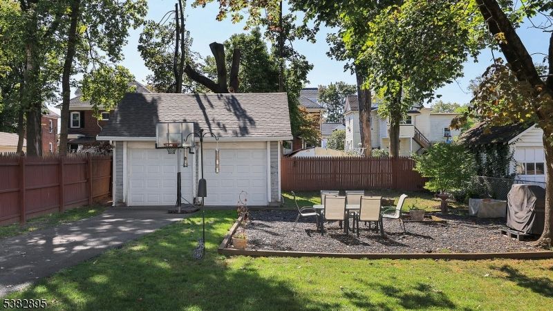 Backyard, Detached Garage, Exterior