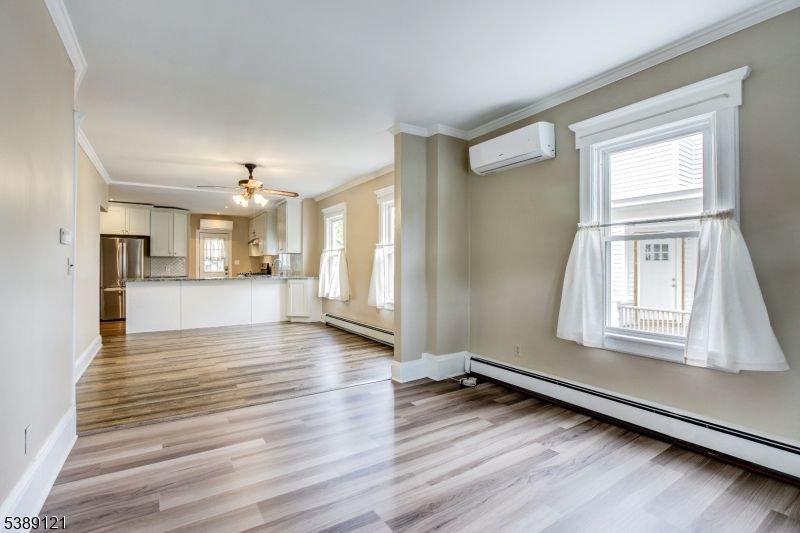Empty room, Interior, Kitchen, Wood Texture Flooring