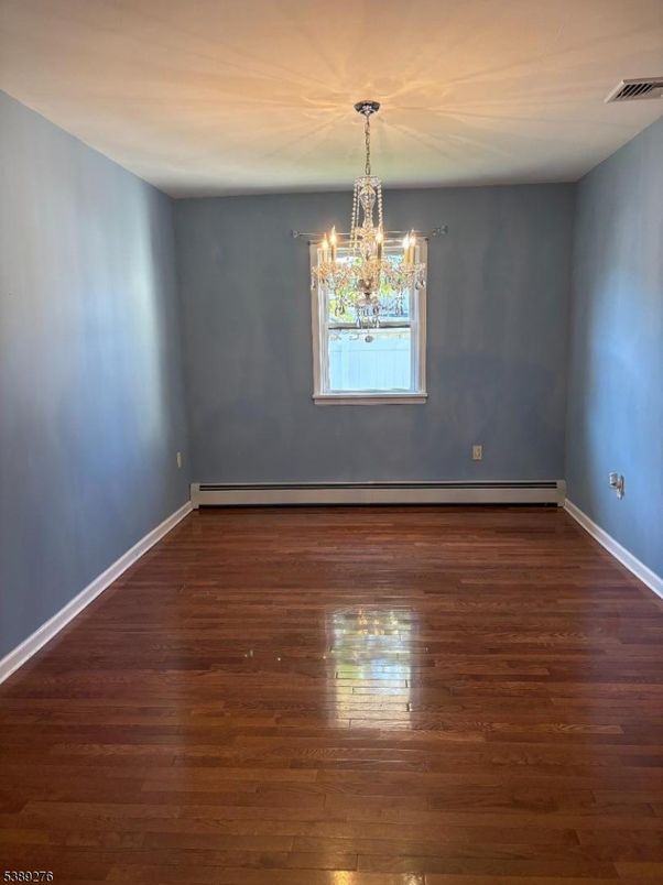 Chandelier, Empty room, Interior, Wood Texture Flooring