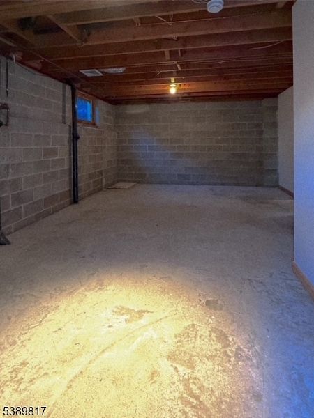 Interior, Stone Walls, Wooden Beams