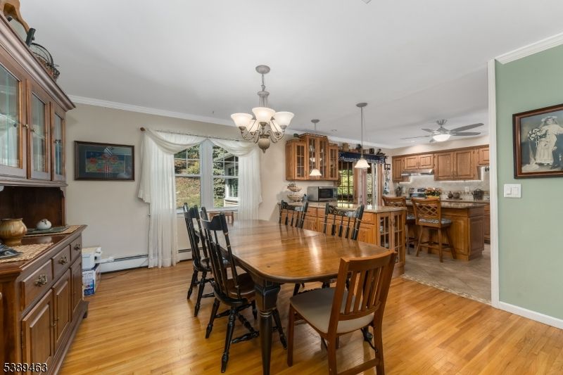 Chandelier, Dining room, Interior, Kitchen, Pendant Lights, Wood Texture Flooring