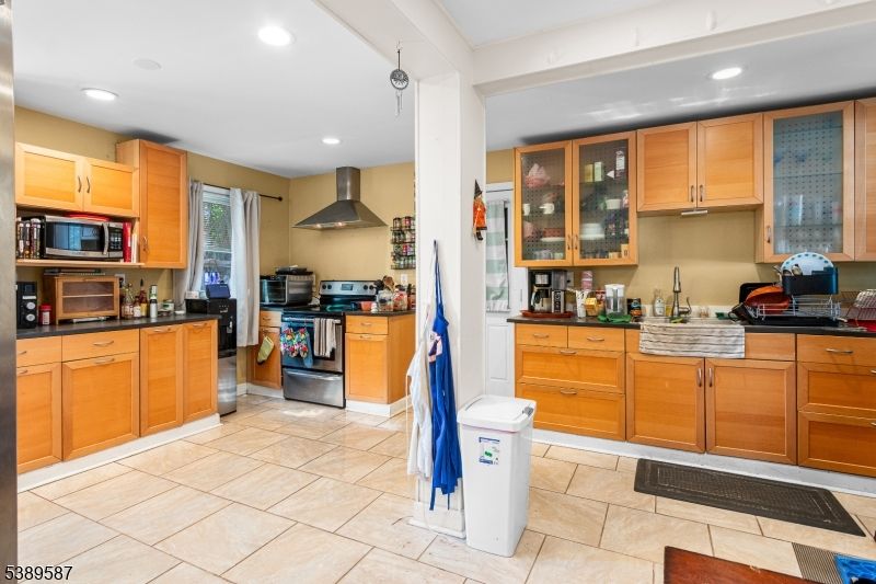 Interior, Kitchen, Recessed Lighting, Stainless Steel Appliances