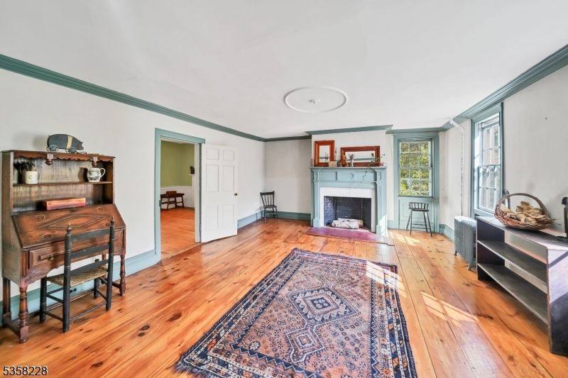 Fireplace, Interior, Wood Texture Flooring