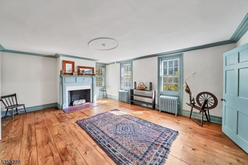 Fireplace, Interior, Wood Texture Flooring