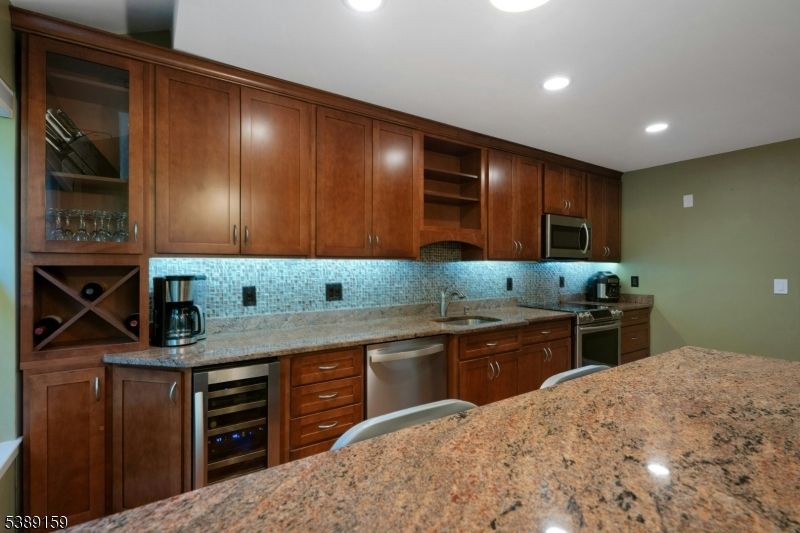 Interior, Kitchen, Recessed Lighting, Stainless Steel Appliances