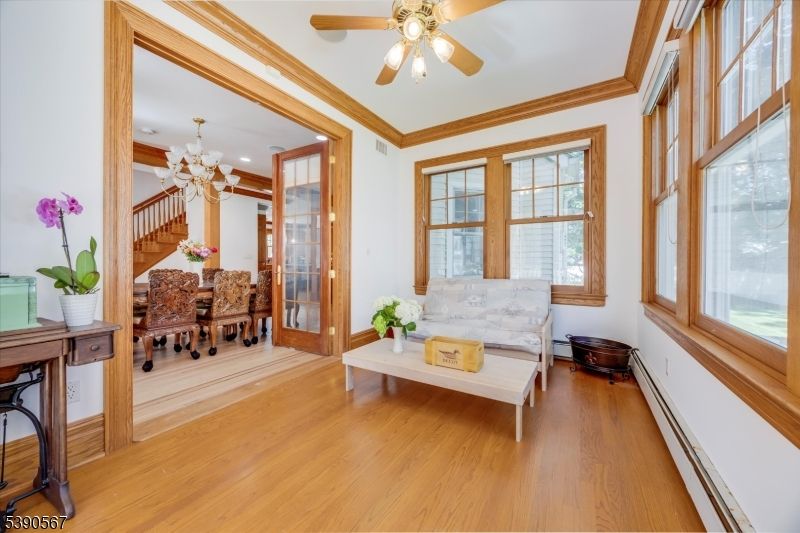 Chandelier, Interior, Recessed Lighting, Wood Texture Flooring