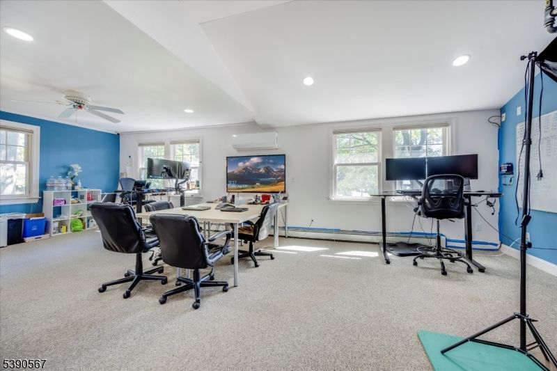 Home Office, Interior, Recessed Lighting