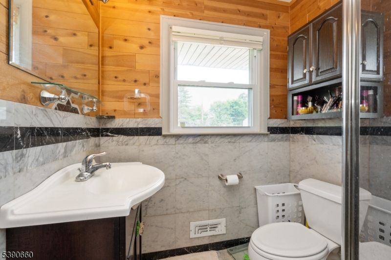 Bathroom, Interior, Marble Walls, Wooden Walls