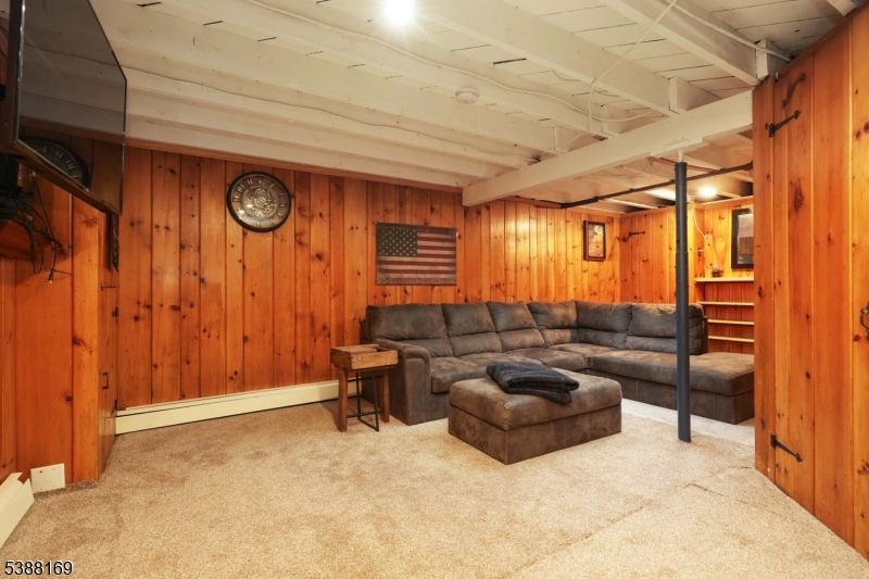Interior, Living room, Wooden Walls
