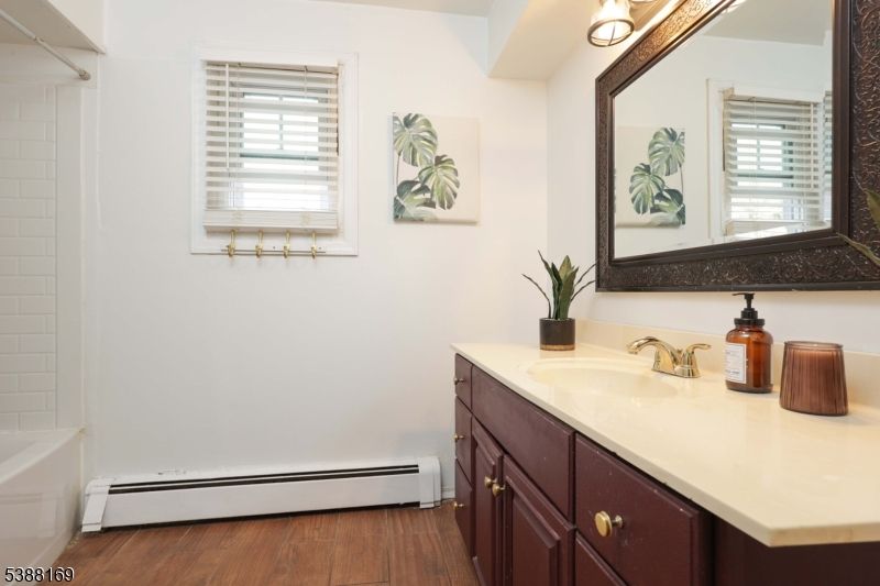 Bathroom, Interior, Wood Texture Flooring