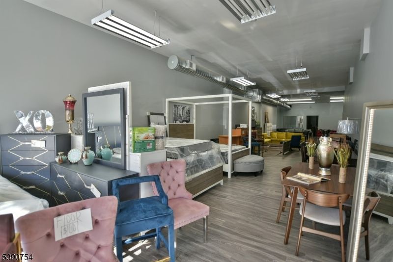 Bedroom, Dining room, Interior, Pendant Lights, Wood Texture Flooring