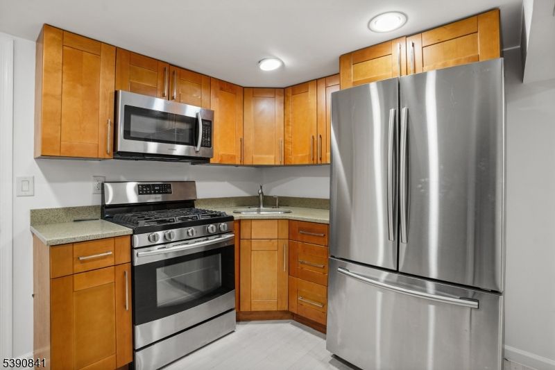 Interior, Kitchen, Recessed Lighting, Stainless Steel Appliances
