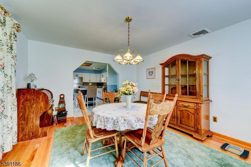 Dining room, Interior, Kitchen, Pendant Lights, Wood Texture Flooring
