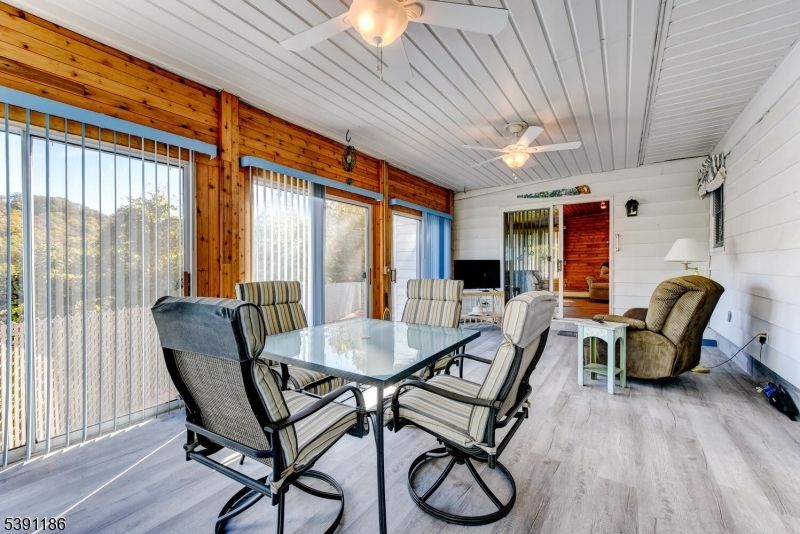 Dining room, Interior, Wood Texture Flooring, Wooden Walls