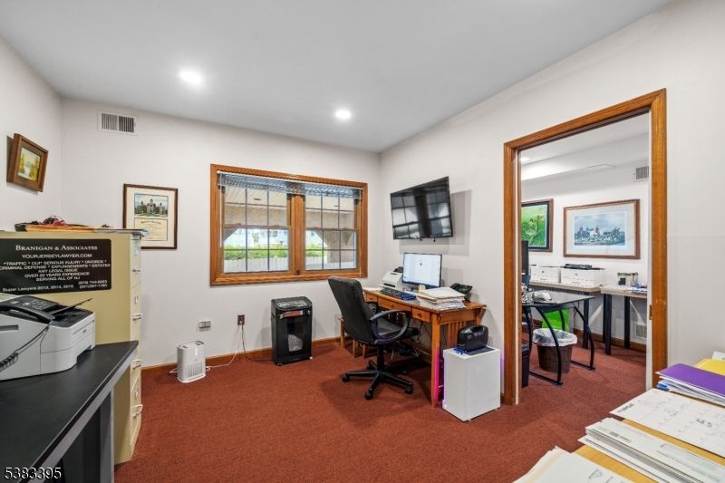 Home Office, Interior, Recessed Lighting