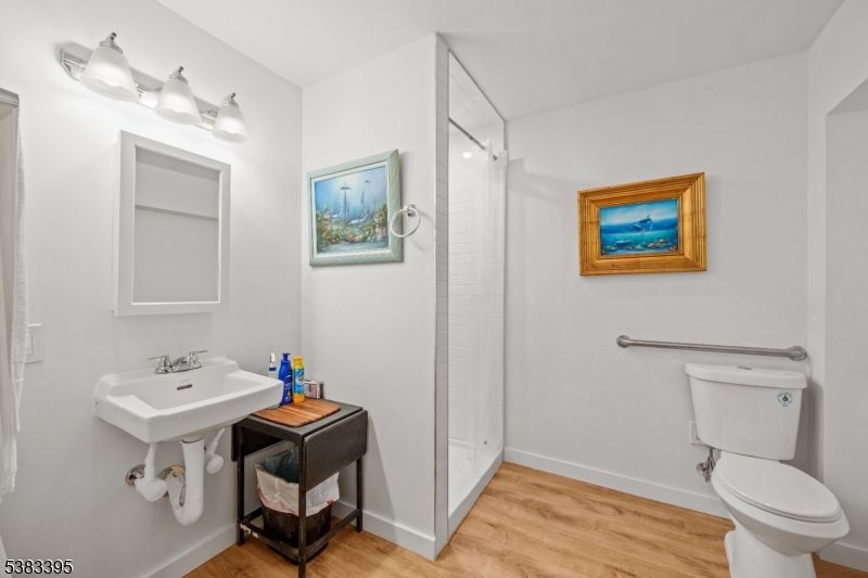 Bathroom, Interior, Wood Texture Flooring
