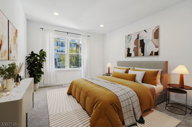 Bedroom, Interior, Recessed Lighting