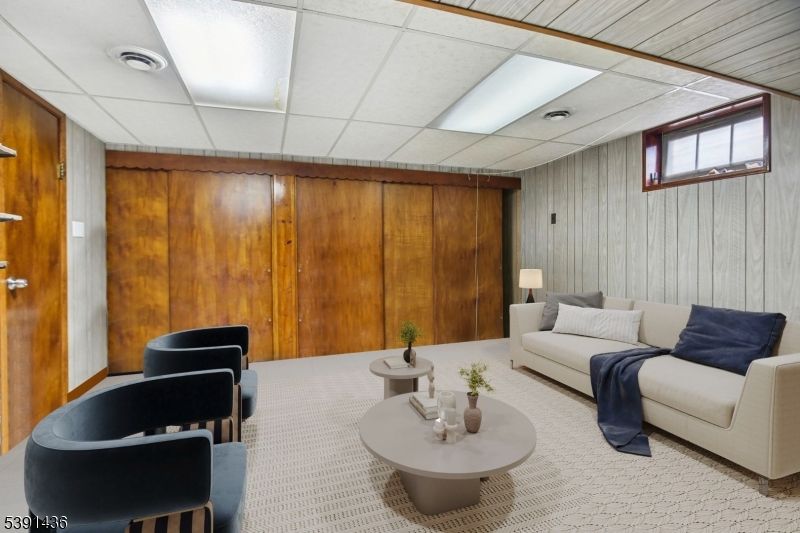 Interior, Living room, Wooden Walls