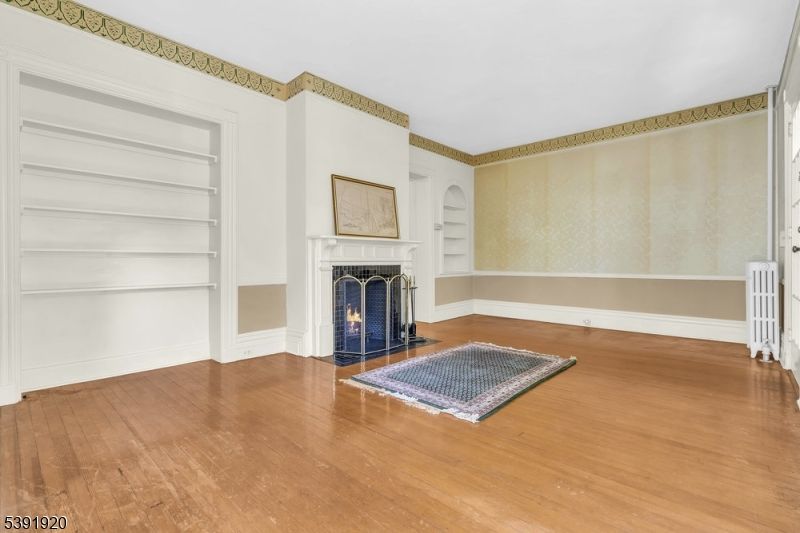 Fireplace, Interior, Wood Texture Flooring