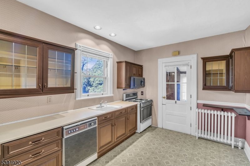 Interior, Kitchen, Recessed Lighting, Stainless Steel Appliances