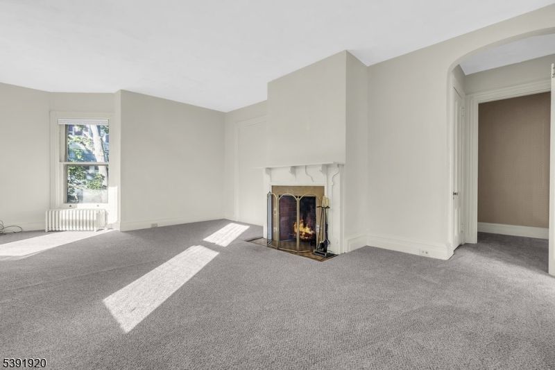 Empty room, Fireplace, Interior