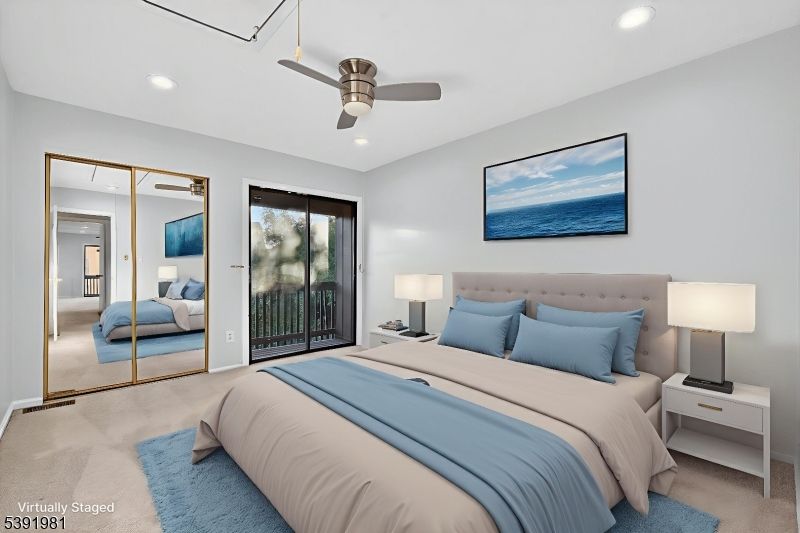 Bedroom, Interior, Recessed Lighting