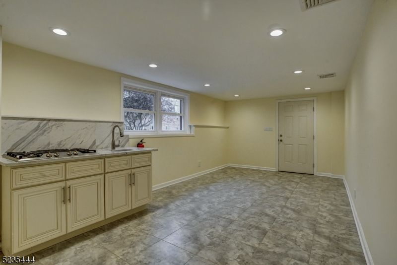 Interior, Kitchen, Marble Walls, Recessed Lighting