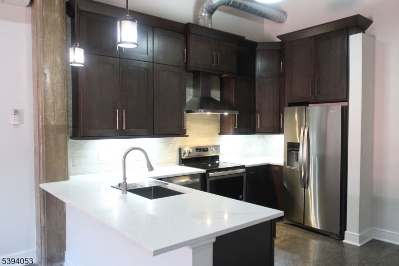 Interior, Kitchen, Pendant Lights, Stainless Steel Appliances