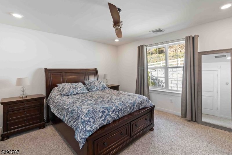 Bedroom, Interior, Recessed Lighting