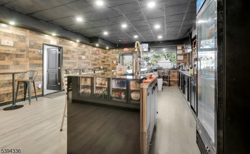 Interior, Recessed Lighting, Wood Texture Flooring, Wooden Walls