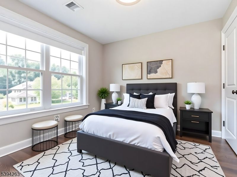 Bedroom, Interior, Wood Texture Flooring