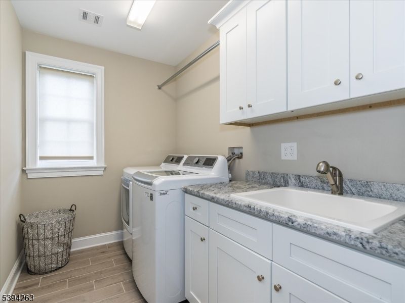 Interior, Washer, Wood Texture Flooring