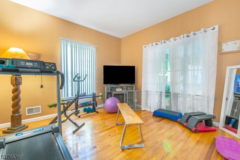 Fitness Equipment, Interior, Wood Texture Flooring