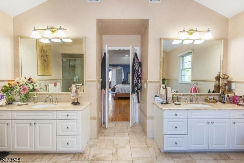 Bathroom, Bedroom, Dual Sink Vanities, Interior, Wood Texture Flooring