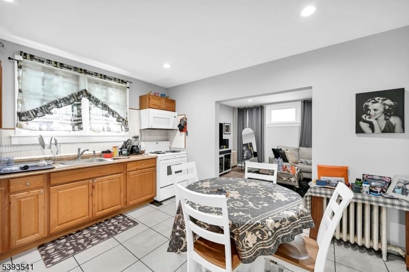 Dining room, Interior, Kitchen, Living room, Recessed Lighting