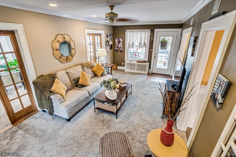 Interior, Living room, Recessed Lighting