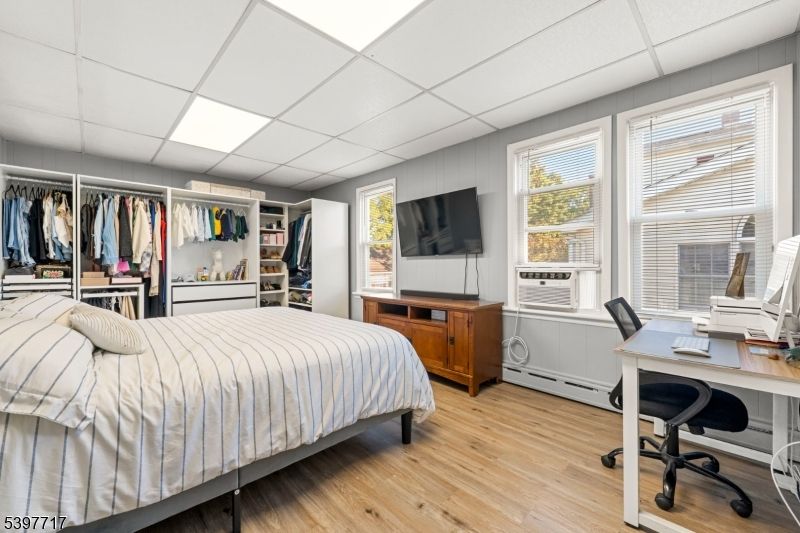 Bedroom, Home Office, Interior, Wood Texture Flooring