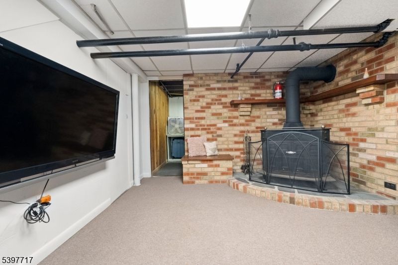 Fireplace, Interior, Stone Walls