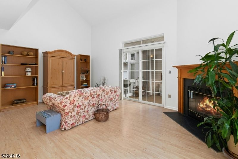Fireplace, Interior, Wood Texture Flooring