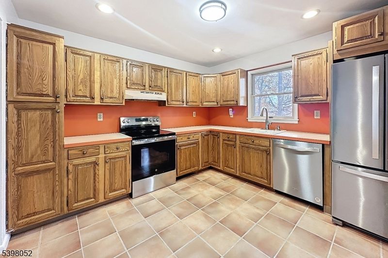 Interior, Kitchen, Recessed Lighting, Stainless Steel Appliances