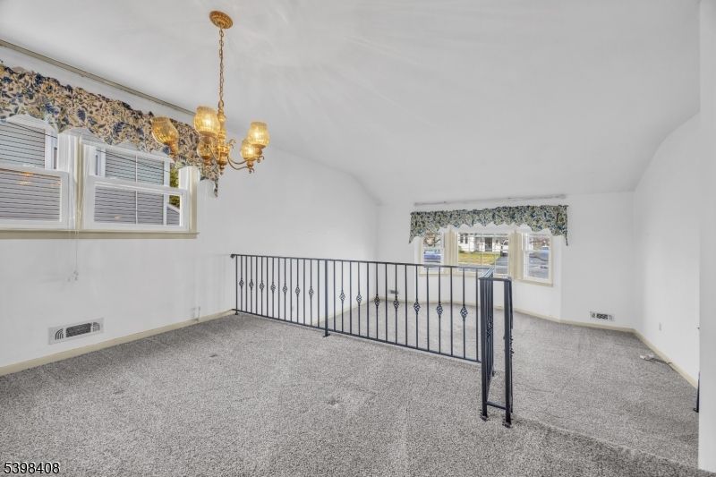 Chandelier, Empty room, Interior