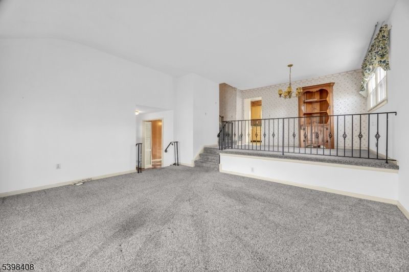 Chandelier, Empty room, Interior