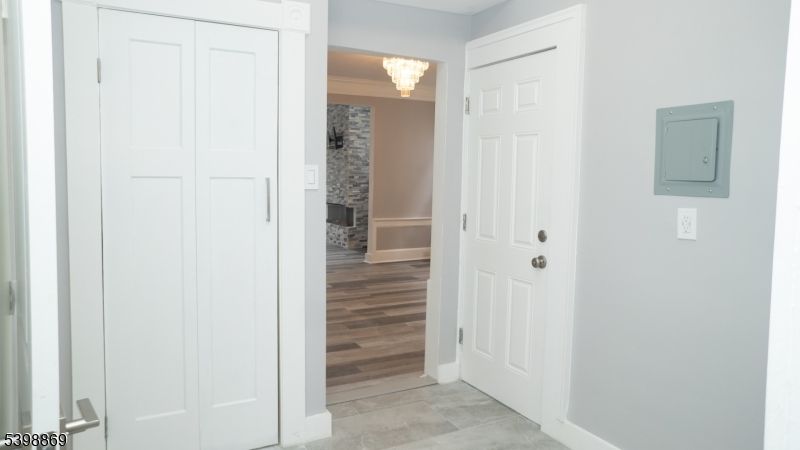 Chandelier, Interior, Wood Texture Flooring
