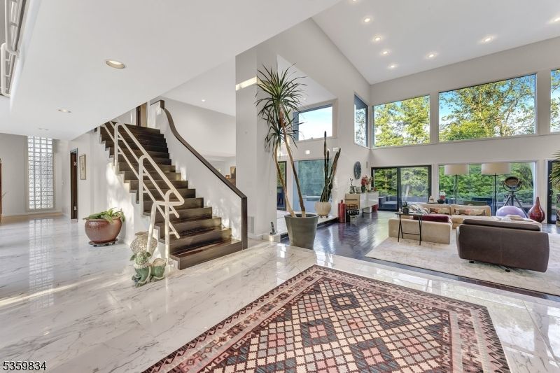 Interior, Living room, Marble, Recessed Lighting