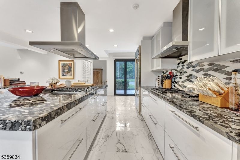 Interior, Kitchen, Marble, Recessed Lighting