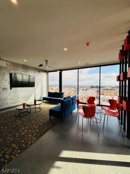 Interior, Living room, Recessed Lighting