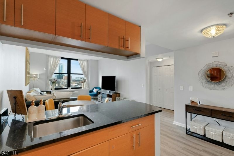 Interior, Kitchen, Living room, Wood Texture Flooring