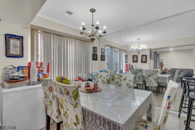 Chandelier, Dining room, Interior, Recessed Lighting